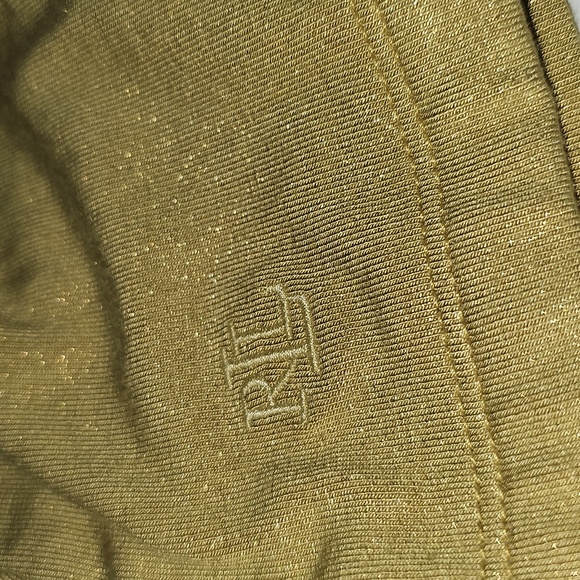 Lauren Ralph Lauren Women's Metallic Jersey Surplice Top 3/4 Sleeve Sz M - Picture 8 of 8